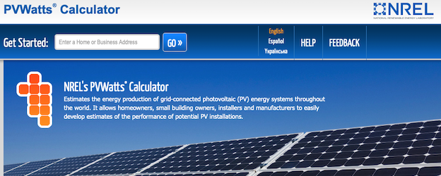 a residential solar array